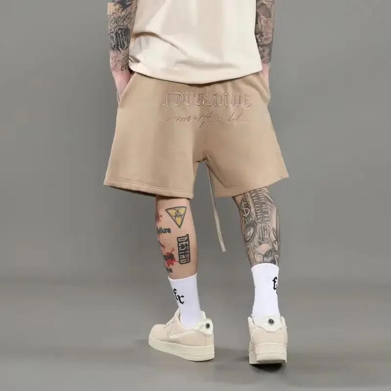 Men's Street Shorts Cotton Hip Hop Harajuku Summer Pants Casual Trendyol Y2k Women's Fashion Designer Baggy Wide Clothing