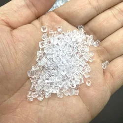 Creative Miniature Clear Plastic Mini Ellipse Ice Cubes - Perfect For Dollhouse Cups, Transparent ice grains