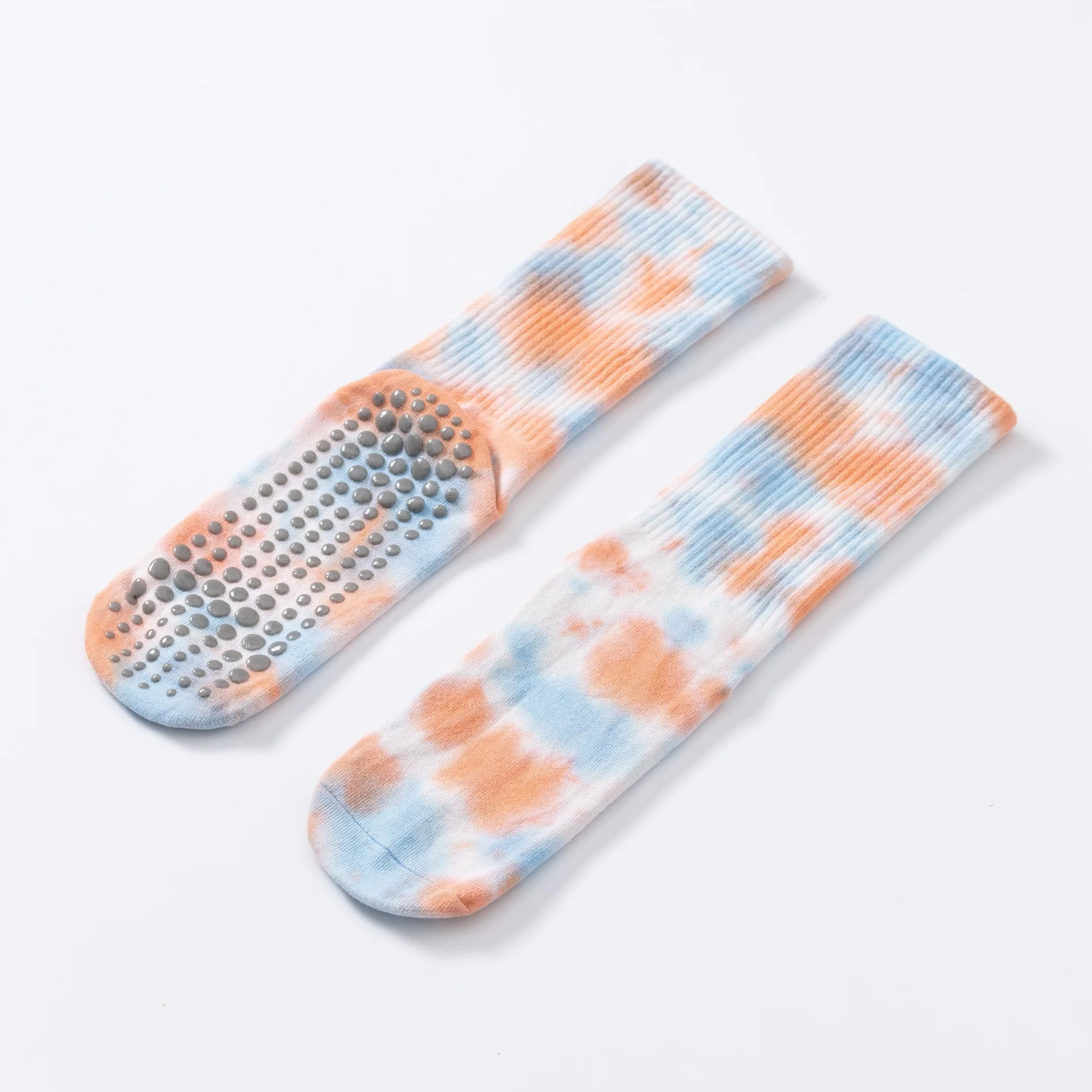 

Spring and summer, the new national tide tie-dye long yoga socks are light and luxurious, versatile, and colorful cotton socks