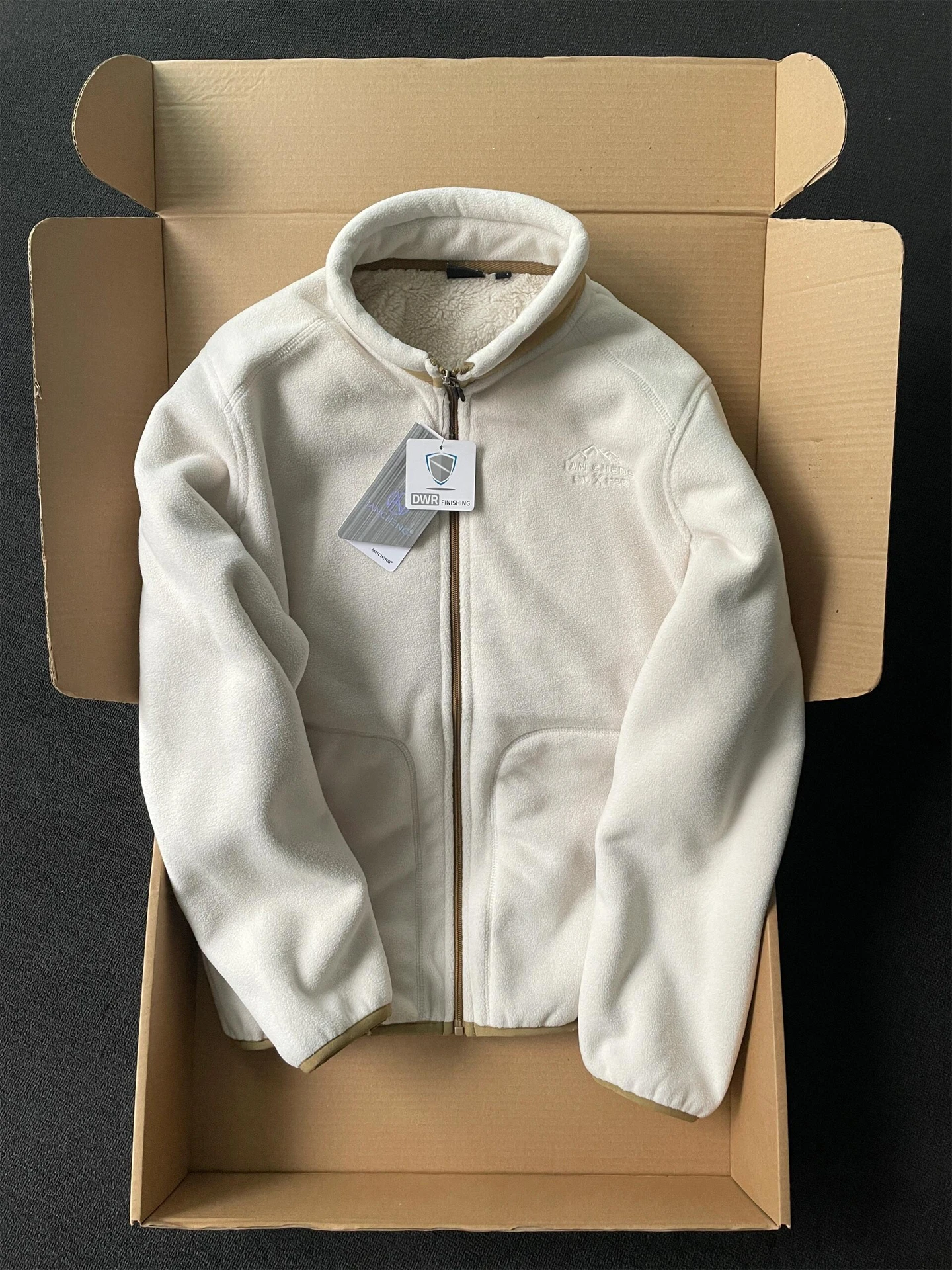 

Thiened Fce Lined Cotton Jaet Men's Autumn Winter Warm Stand Collar Zipper Sweatirt Patchwork Jaet Casual Outerwear