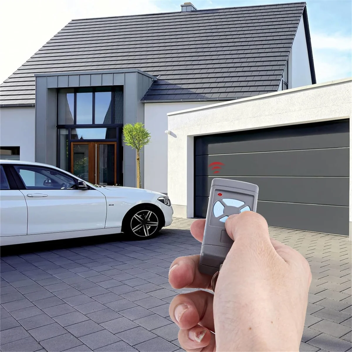 ชุดรีโมทประตูโรงรถ2ตัวใช้ได้กับเครื่องส่งสัญญาณแบบมือถือ868.3 MHz HSM4 HSM2 Hormann