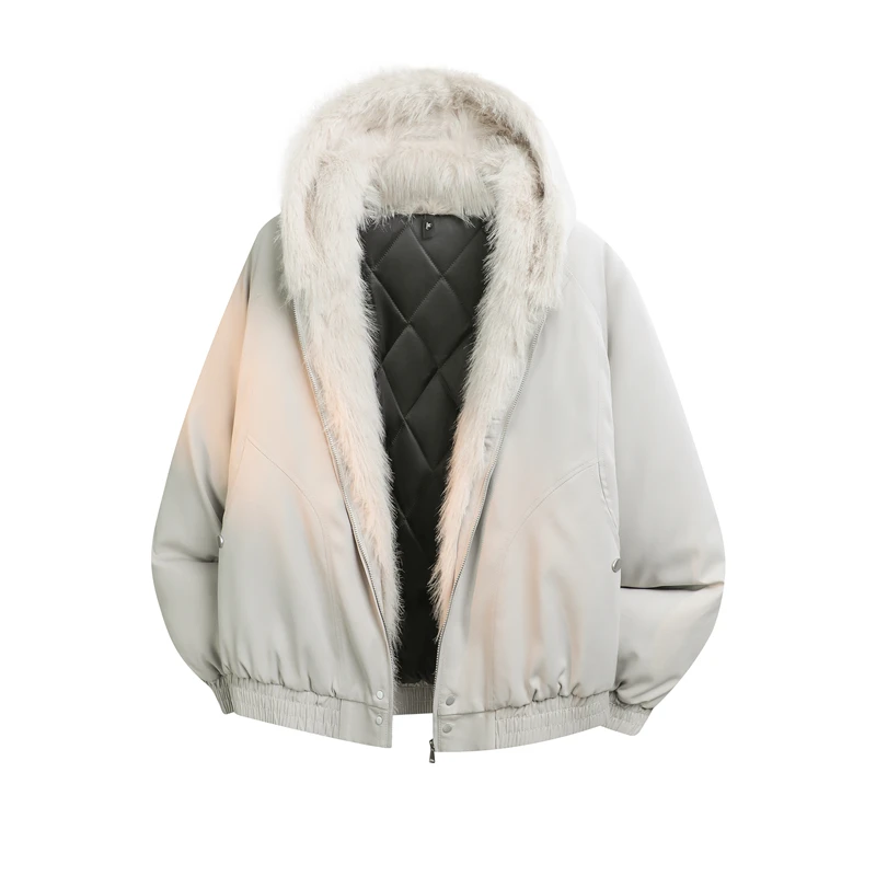 

Американская куртка в стиле ретро, куртка с хлопковой подкладкой и шерстяным вырезом для мужчин и женщин, свободная зимняя рабочая куртка, модные клетчатые куртки с капюшоном