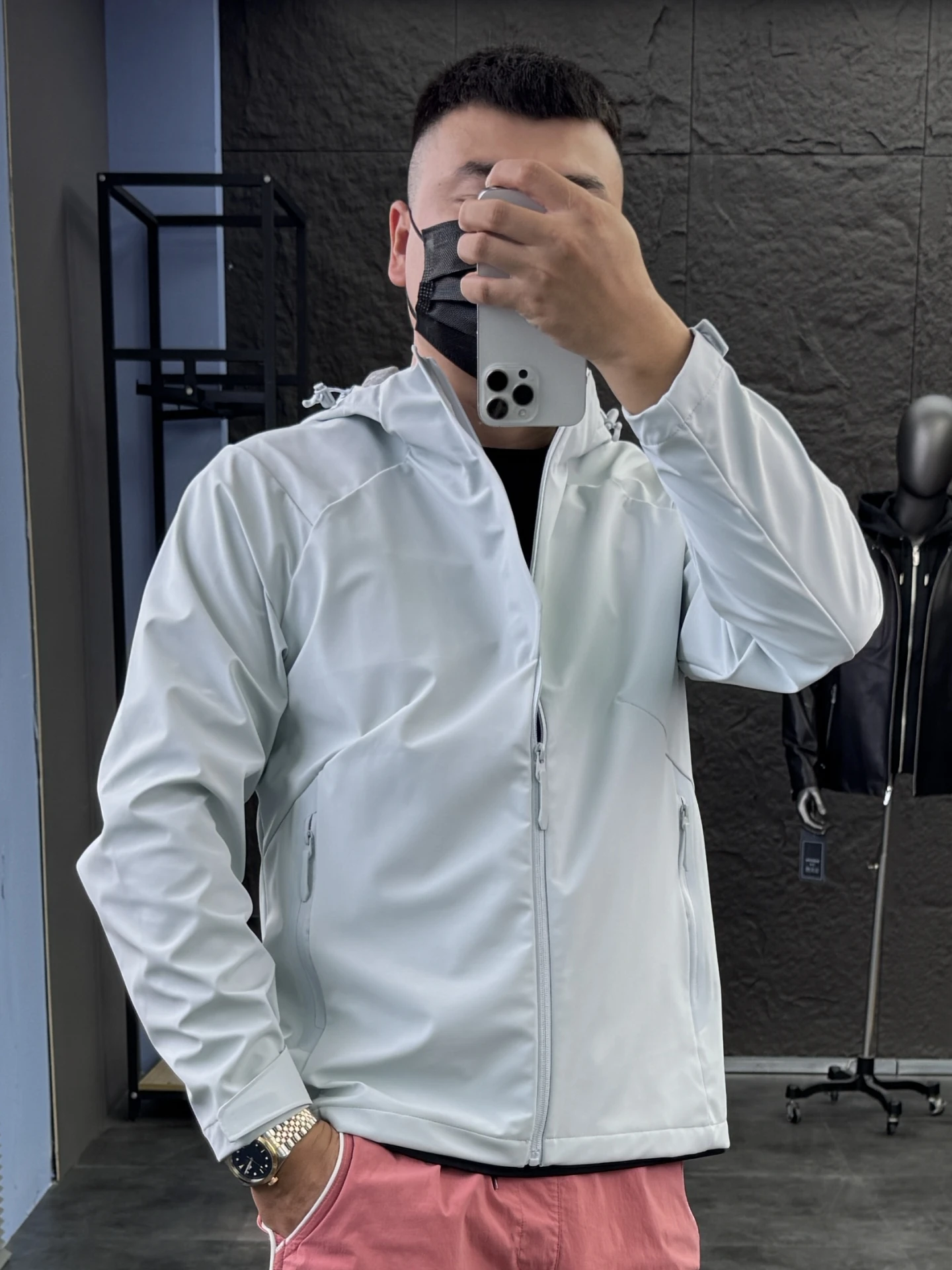 

Waterproof Outdoor Men's Jaet SVIP Xiong 4500 Functional Glued Sed Casual Hooded Windproof Autumn Leisure Polyester Fiber