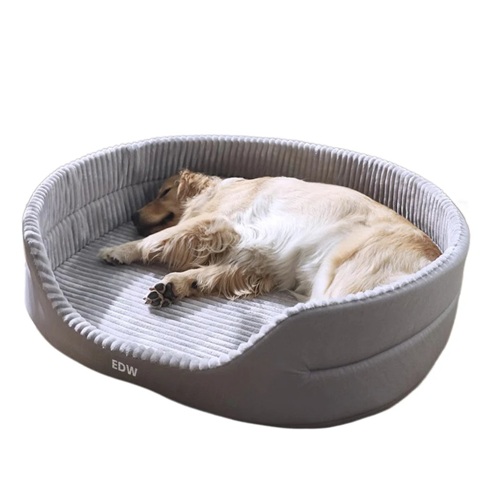 EDW Dog beds, Dog Bed for Medium Dogs with Memory Foam, Waterproof Pet Bed Soft Sofa