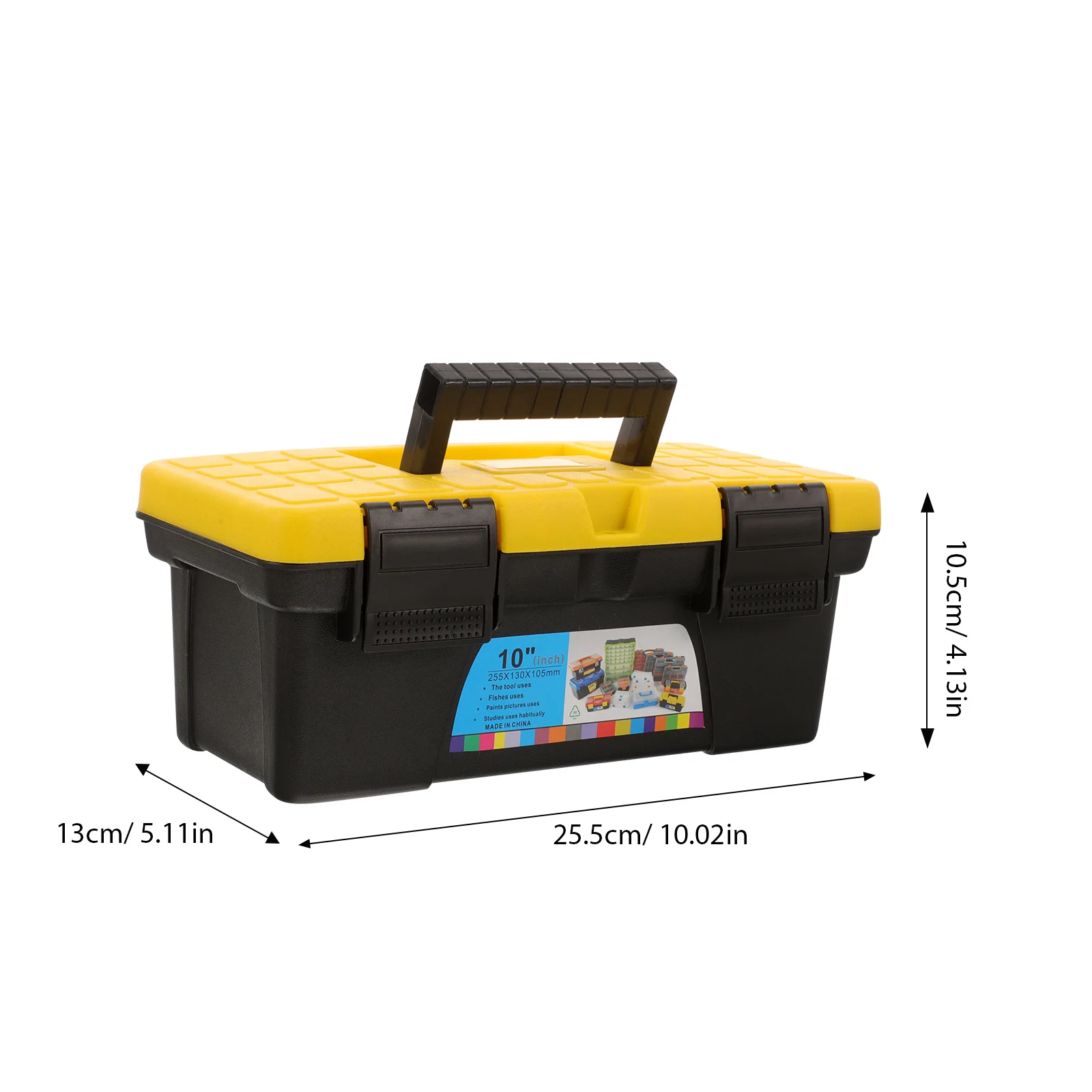 10 Inch Tool Case Organizer Hard Carrying Case Multi-Layer Storage for Electrician Mechanics Tools Maintenance Kit Container