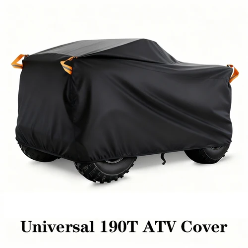 Imagen 1 del producto 190T Universal Quad Bike ATV cubierta impermeable Protector UV contra el polvo para motocicleta Scooter Kart moto para Polaris Honda Yamaha