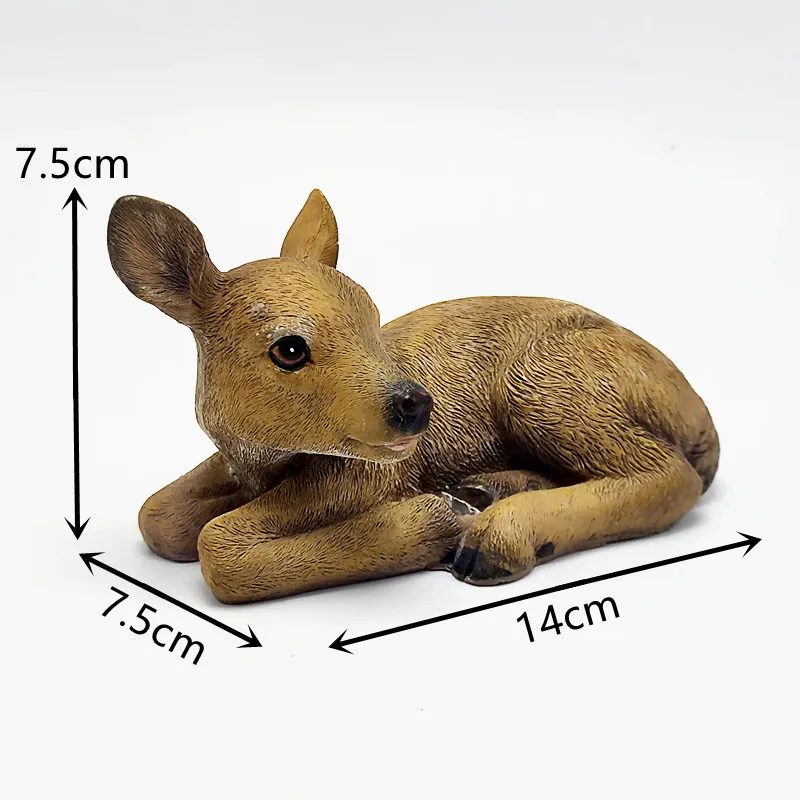 Silicone Mold Large Christmas Deer DIY Soap Candle Resin Mold Chocolate Fudge Cake Decorating Tool