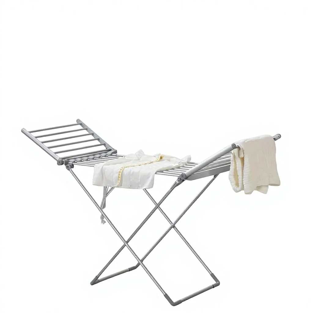 

Современная металлическая электрическая сушилка для одежды, напольная складная сушильная стойка, многофункциональная бытовая сушилка-вешалка