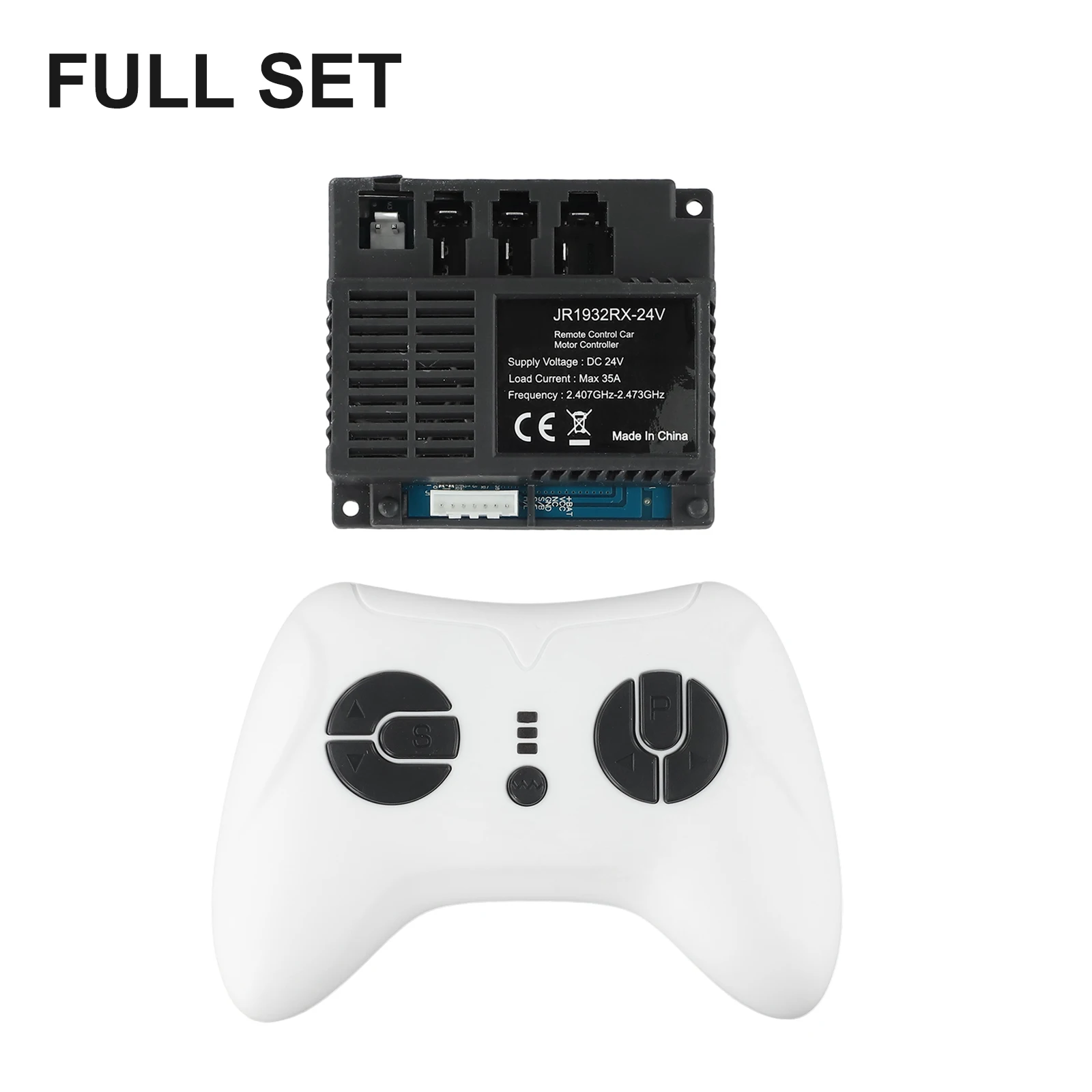 24V Electric Vehicle Controller Receiver JR1932RX-24V 2.4G Wireless Remote Control System For Ride On Car Toy Mobility