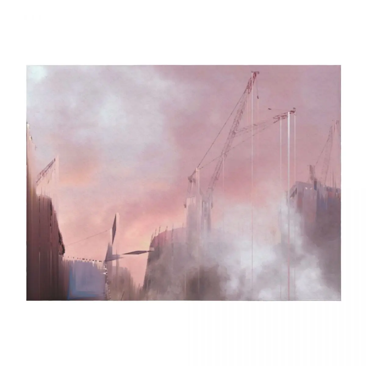 

cranes in the sky Throw Blanket blankets and throws Bed Fashionable Soft Beds Tourist Blankets