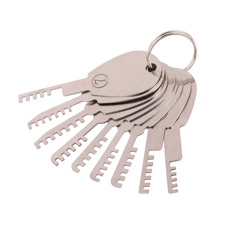 Imagem -05 - Huk-stainless Steel Comb Lock 9in Conjunto Completo Repair Tool Método Bypass