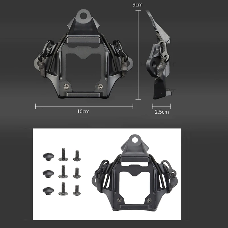 Tactical Helmet Mount Base Adapter Sports Camera Bracket Base Outdoor Hunting for Fast Helmet Durable Accessories