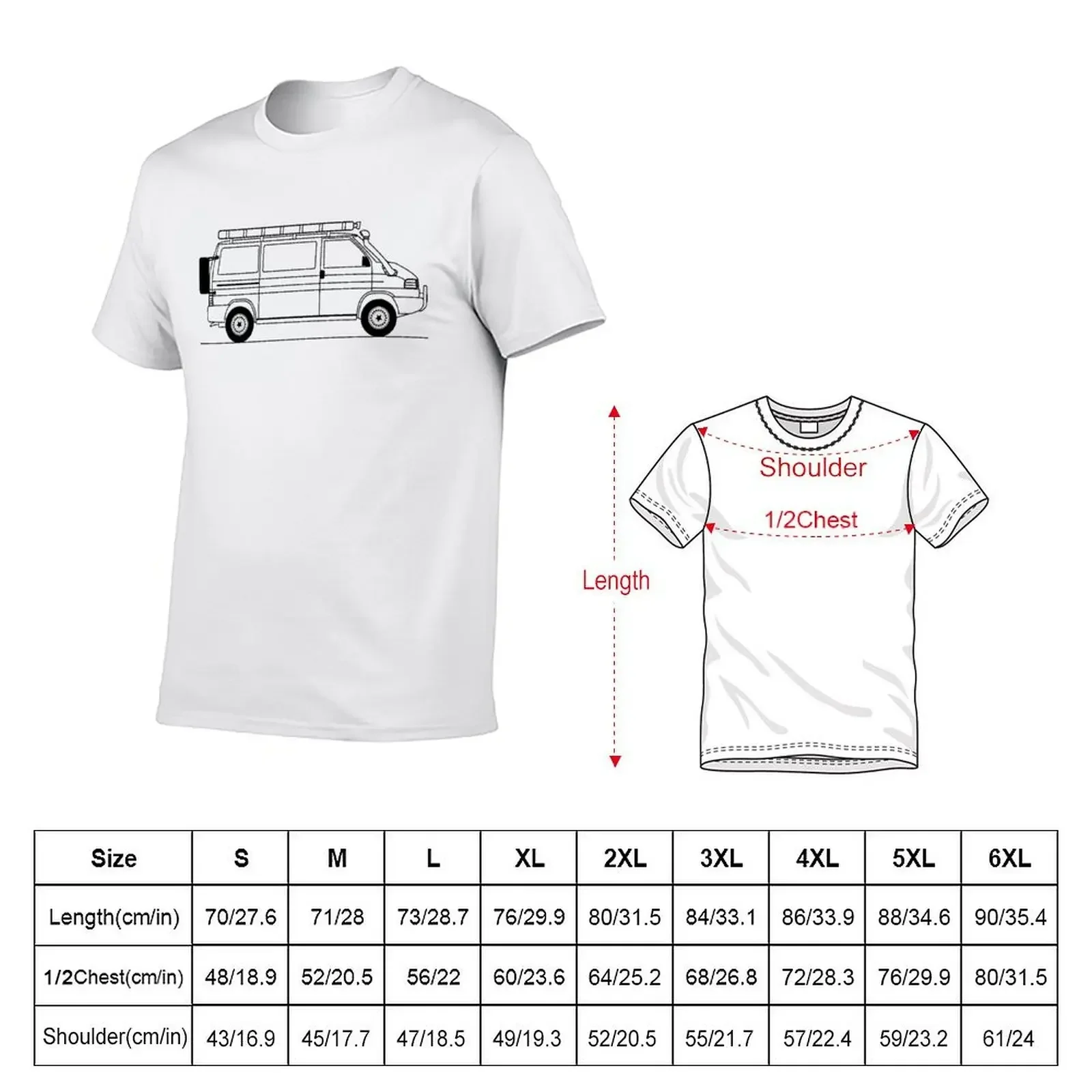 Swamper van T-Shirt tees cute clothes summer top compression shirt men