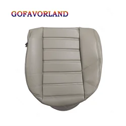 Gray Front Left Driver Side Bottom Replacement Seat Cover Leather For Hummer H2 2003 2004 2005 2006 2007