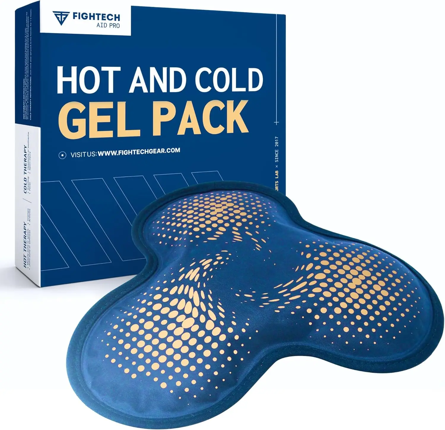 

Reusable Hot and Cold Gel Ice Pack for Shoulder, Rotator Cuff, Knee, Back, Head, Eyes, Elbow, Hip - Leak Proof Post Surgery Heat