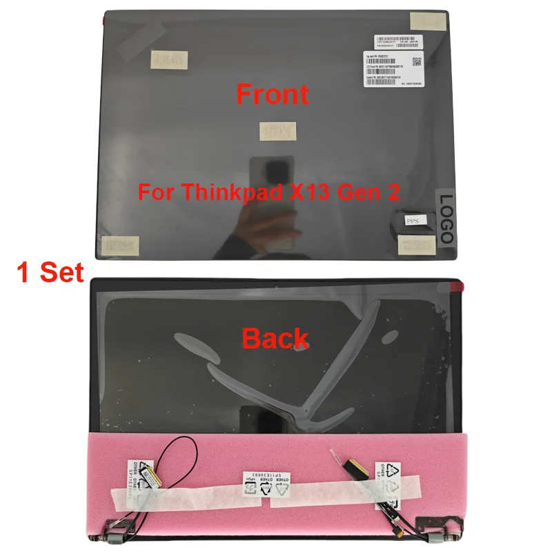 

New Set For Lenovo Thinkpad X13 Gen 2 FHD Full Screen 13WUXGA AG 300 720p HD Mic PPS BK Notebook Screen Assembly Original