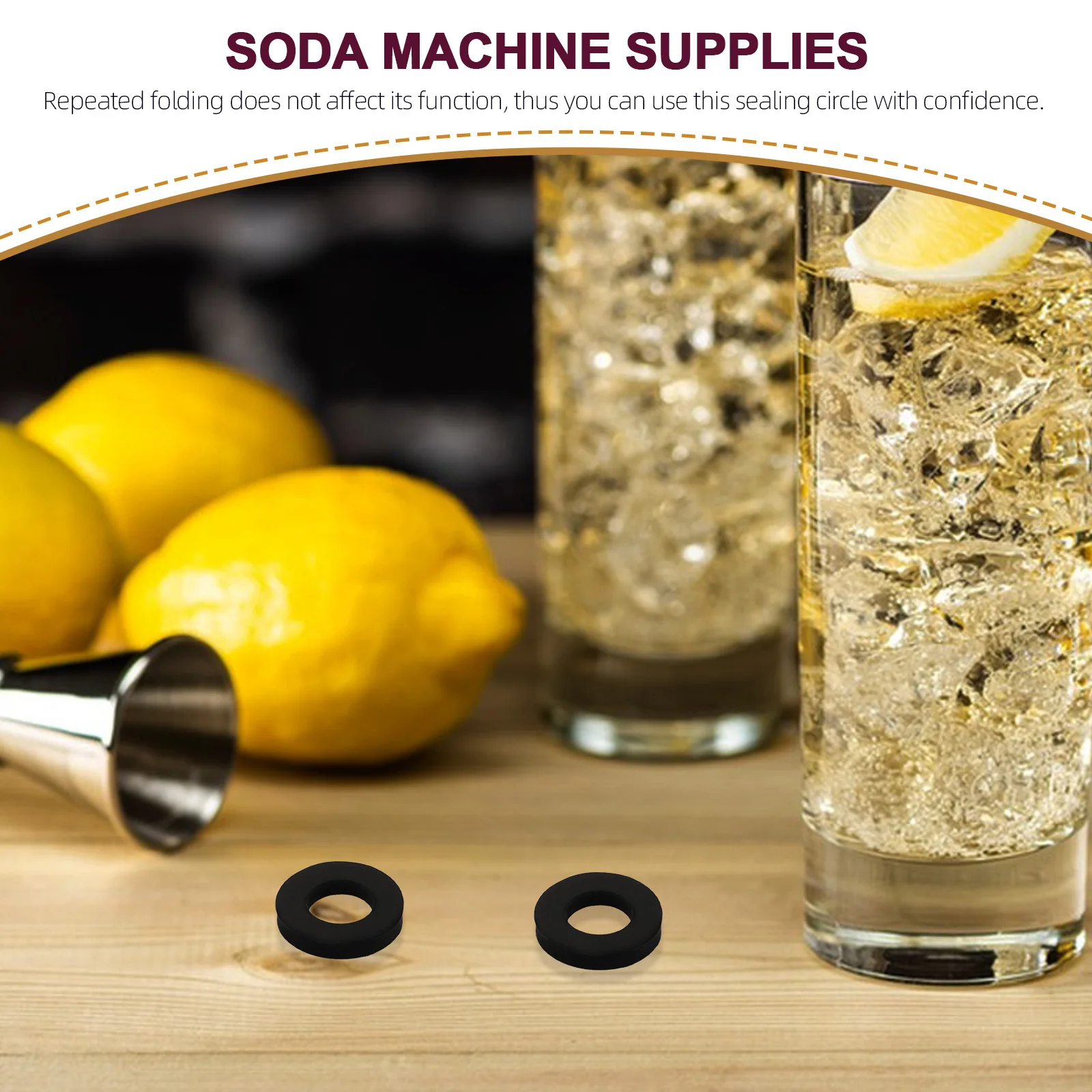 

5 шт., уплотнительные кольца для приготовления газировки, резиновые уплотнительные прокладки премиум-класса для машины для газировки, запасные части, резиновое кольцо