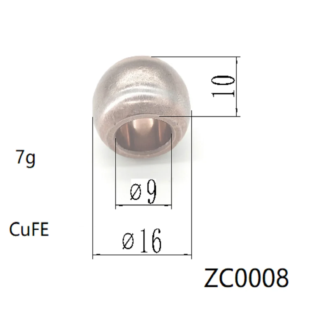 

5 Pieces 9*16*10 Zc0008 Suitable for Mercedes-Benz, Bmw, Volvo, Toyota, Honda, Jetta, Volkswagen Car Window Glass Lift Motor Oil-Bearing Self-Lubricating Bearings