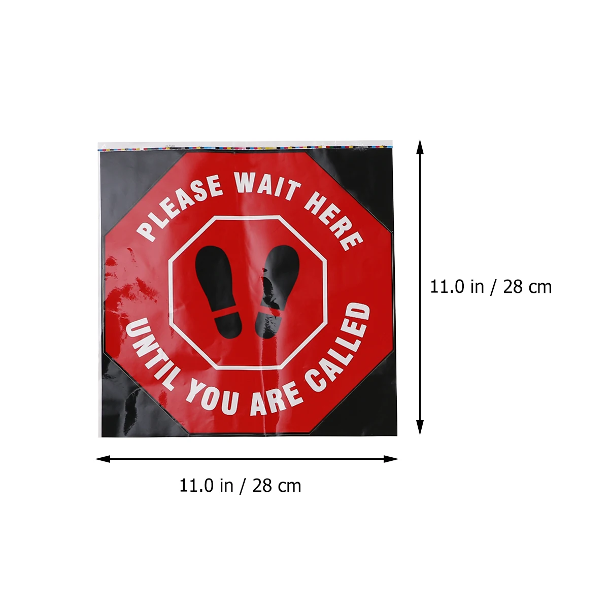 

3PCS Anti slip Floor Stickers High Quality Keeping Distance Design Perfect School Shopping Mall Wall Glass Smooth Surface Non