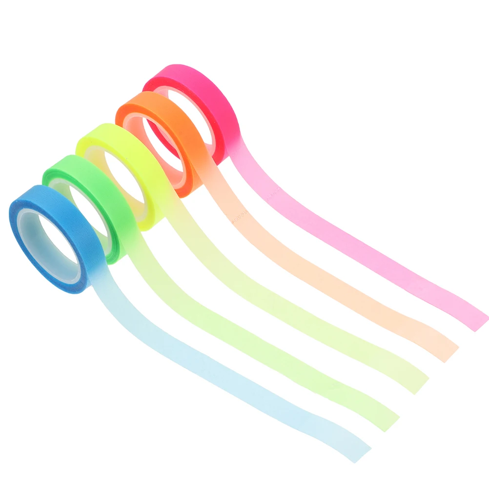 5 rotoli di nastro da lettura lungo trasparente Materiale per animali domestici Aiuto alla concentrazione Focus Aiuto alla lettura Schede per libri Evidenzia nastri per uso ufficio