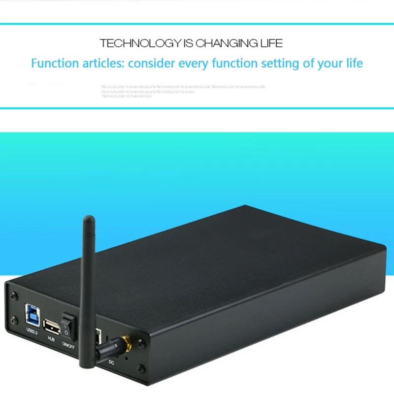 Blueendless Wireless HDD Enclosure Box Portable NAS Storage Super Speed USB RJ-45 Ethernet Ports DropShipping