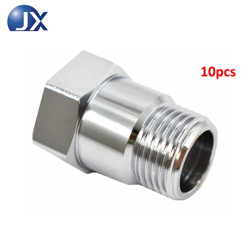 

10pc 32mm O2 Sensor Extended Isolation Adapter M18X1.5 Auto Parts Oxygen Sensor Spacer Extension Connector