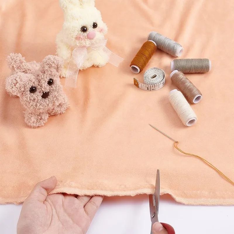 1 pc Doll Making Fabric 59x35 Inch Cloth Doll Skin Color Waldorf Doll Handmade Plush Amigurumi Doll DIY Fabric Lightweight