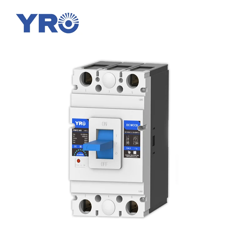 250A DC MCCB Solar Molded Case Circuit Breaker 2P 550V 160A 200A Overload Protection Switch Protector for Solar Photovoltaic