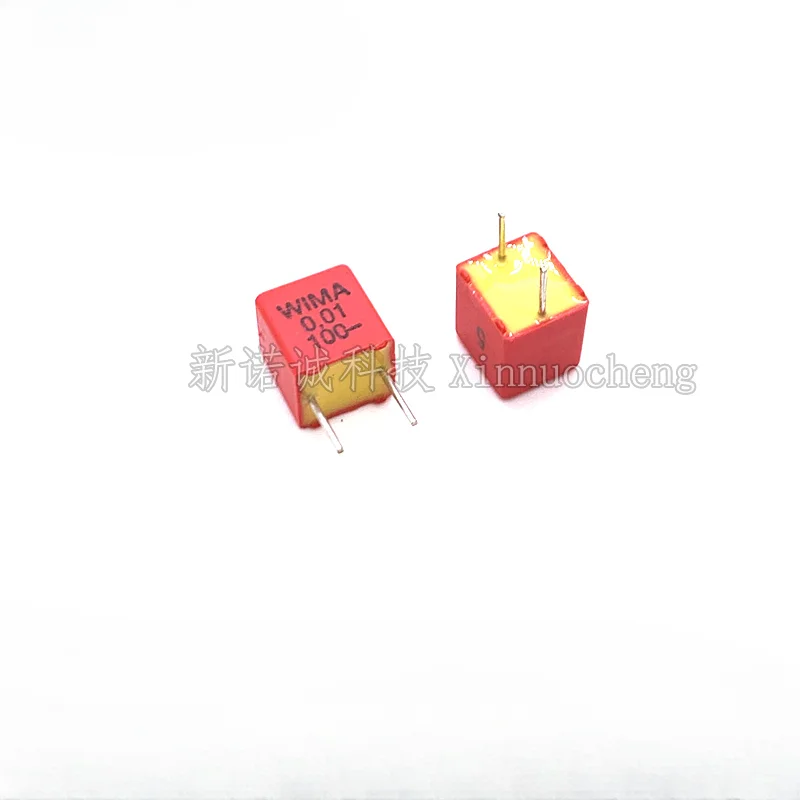 5PCS/10PCS/ Lot WIMA FKP2 0.01UF 100V 100v0.01UF 2.5% foil film capacitor 100V10nF 10NF 103 100V103 Foot distance 5MM