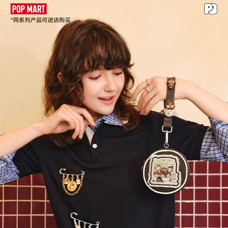 POPMART bulle Mengli café usine série trou décoration boîte aveugle devinez sac jouets originaux poupée mignon Anime Figure cadeau