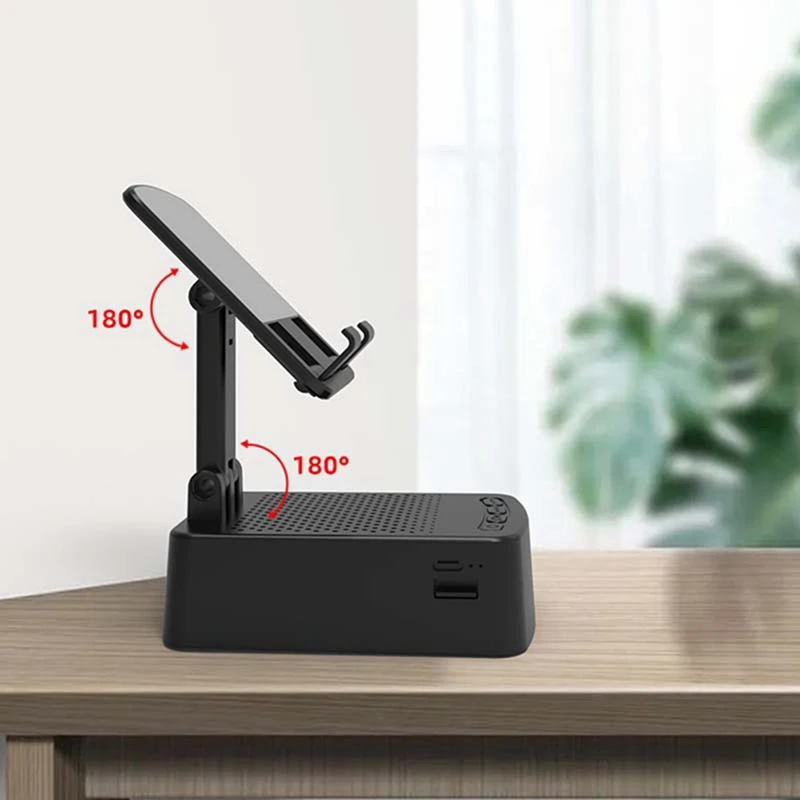 حامل هاتف بلوتوث المتكلم ، السرير ، عدم الانزلاق ، الشحن المحمولة ، حامل هاتف المحمول لمشاهدة الأعمال الدرامية ، دائم ، سهلة التركيب