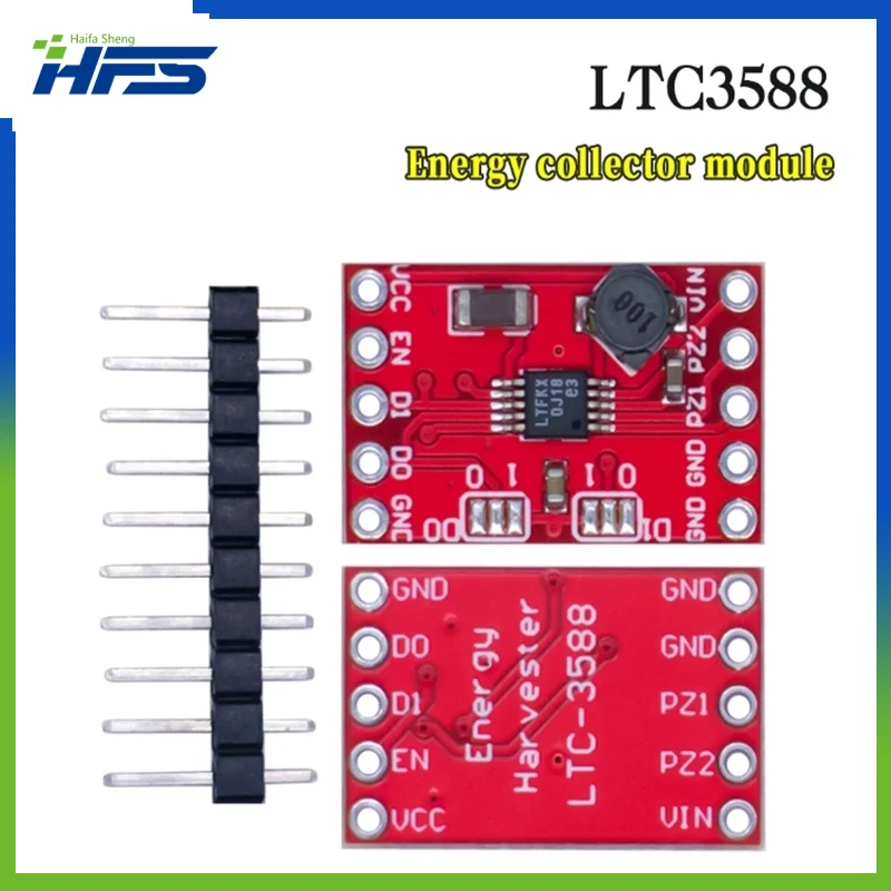 

LTC3588 Energy Piezo Energy Harvester Multifunction Convenience Solar Piezo Components Easy Install