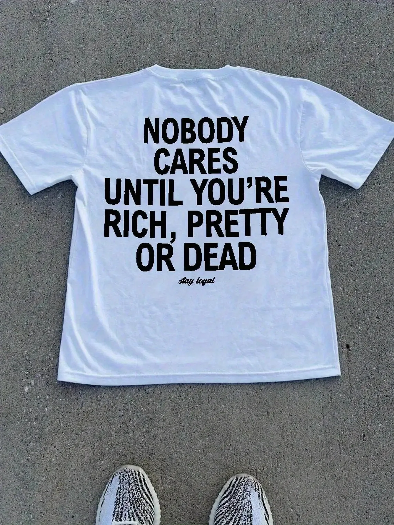 Neutral Slogan T-shirt  