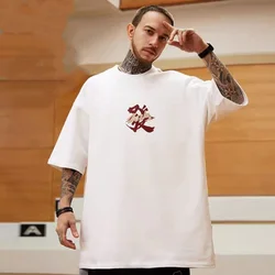 Harajuku Clothing Vintage Fashion 2025 Printed T Shirt Street Hip Hop T-shirt Cotton Crew Neck Tops Summer Men Women Tee Shirt