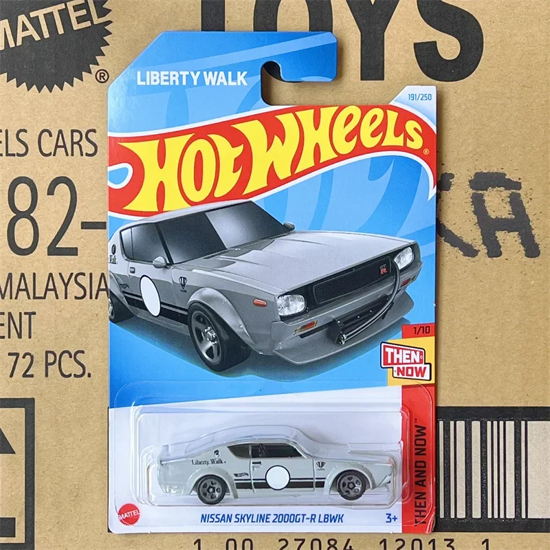 2024 New 24K Mattel Hotwheels Nissan Skyline 2000Gt-R Lbwk Nissan Children\'s Boy Gift Car Toy Model