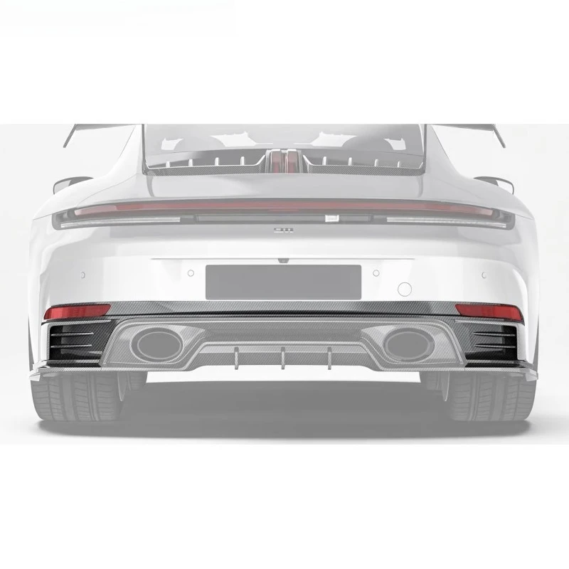 

Легкий верхний материал, сухое углеродное волокно 911 922, задний диффузор ForPorsche 911 992.2, задний диффузор