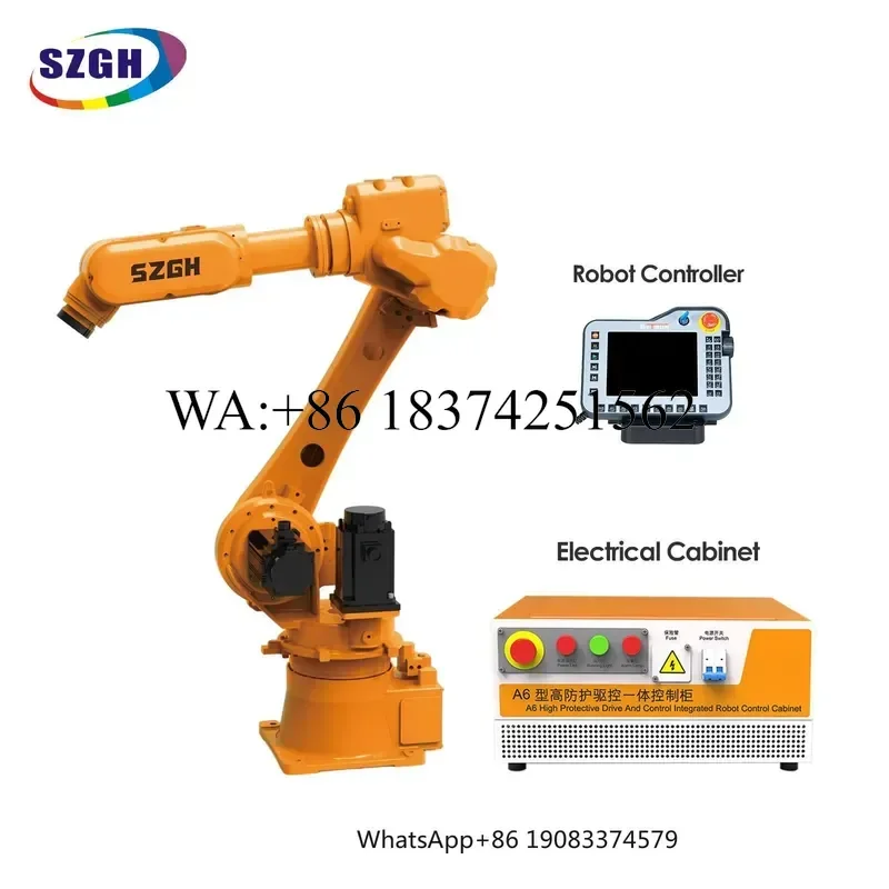 Wmwmnu for SZGH CNC Robot Controller for Industrial Welding Robots 6 Axis Control Panel for Welding Handling Router Teach-in
