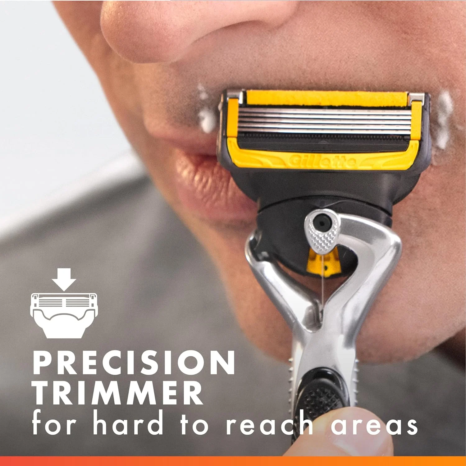 Gillette ProGlide Shield Razor blade for Men, 4/8 Pcs Blade Refills, UPGRADED PROGLIDE BLADES, Five layer razor blade