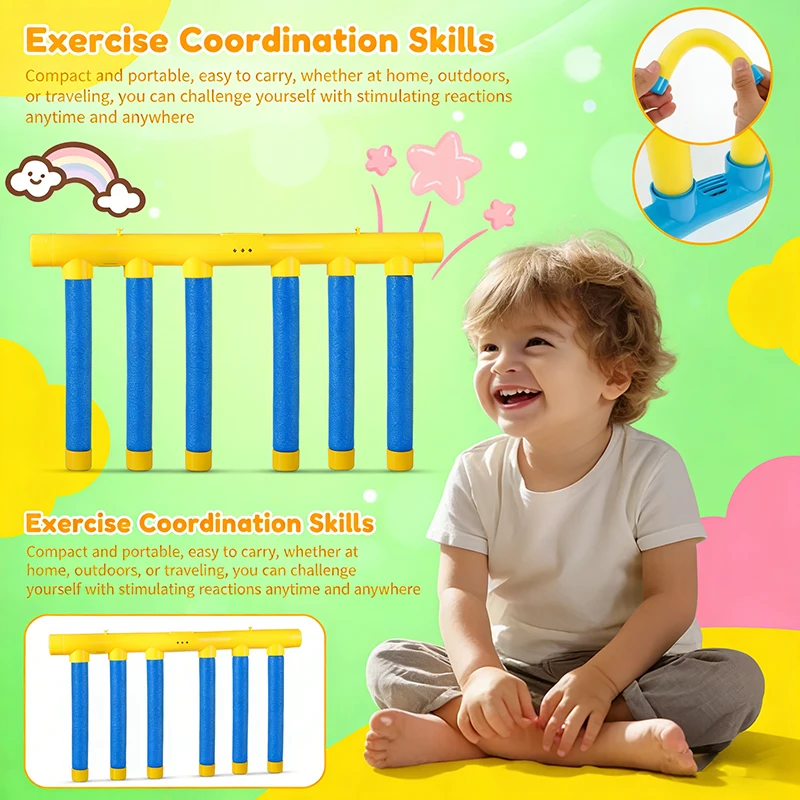 

Challenge Falling Sticks Game Kids Stick Catching Toy Training Reaction Ability Educational Parent-Child Interactive Toy Sports