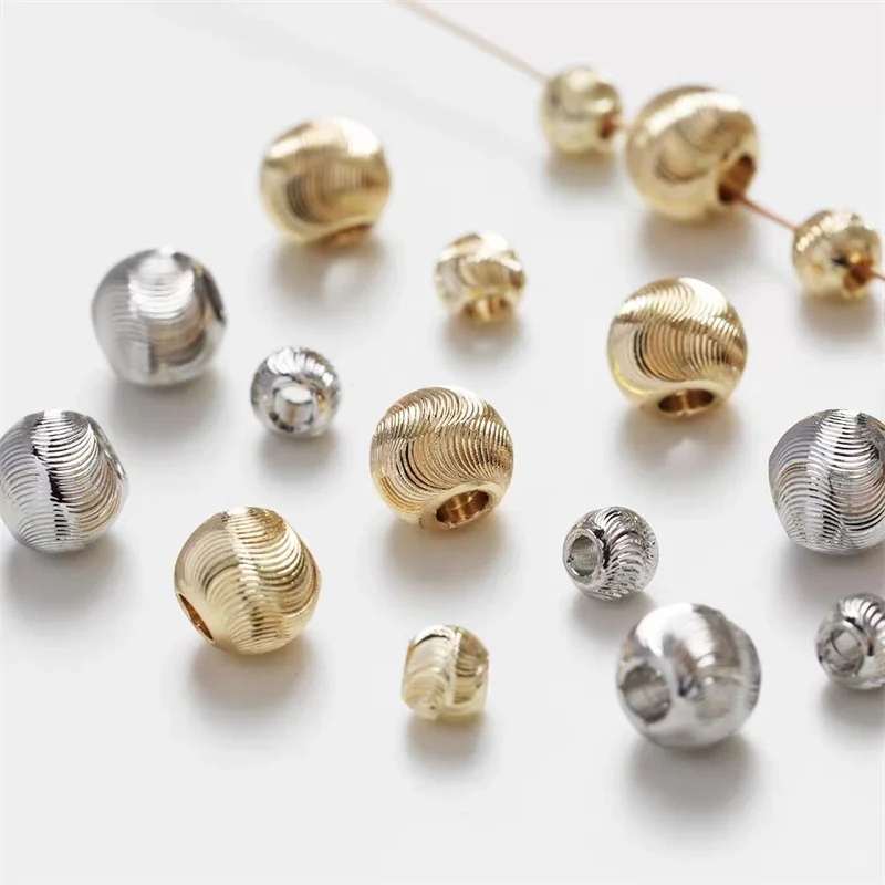 

Оптовая продажа, 110 шт./лот, 6 мм, 4 мм, 5 мм, цветные полосы, эффект геометрии, круглая форма, медные бусины, ювелирные изделия своими руками, кулон для одежды, аксессуар