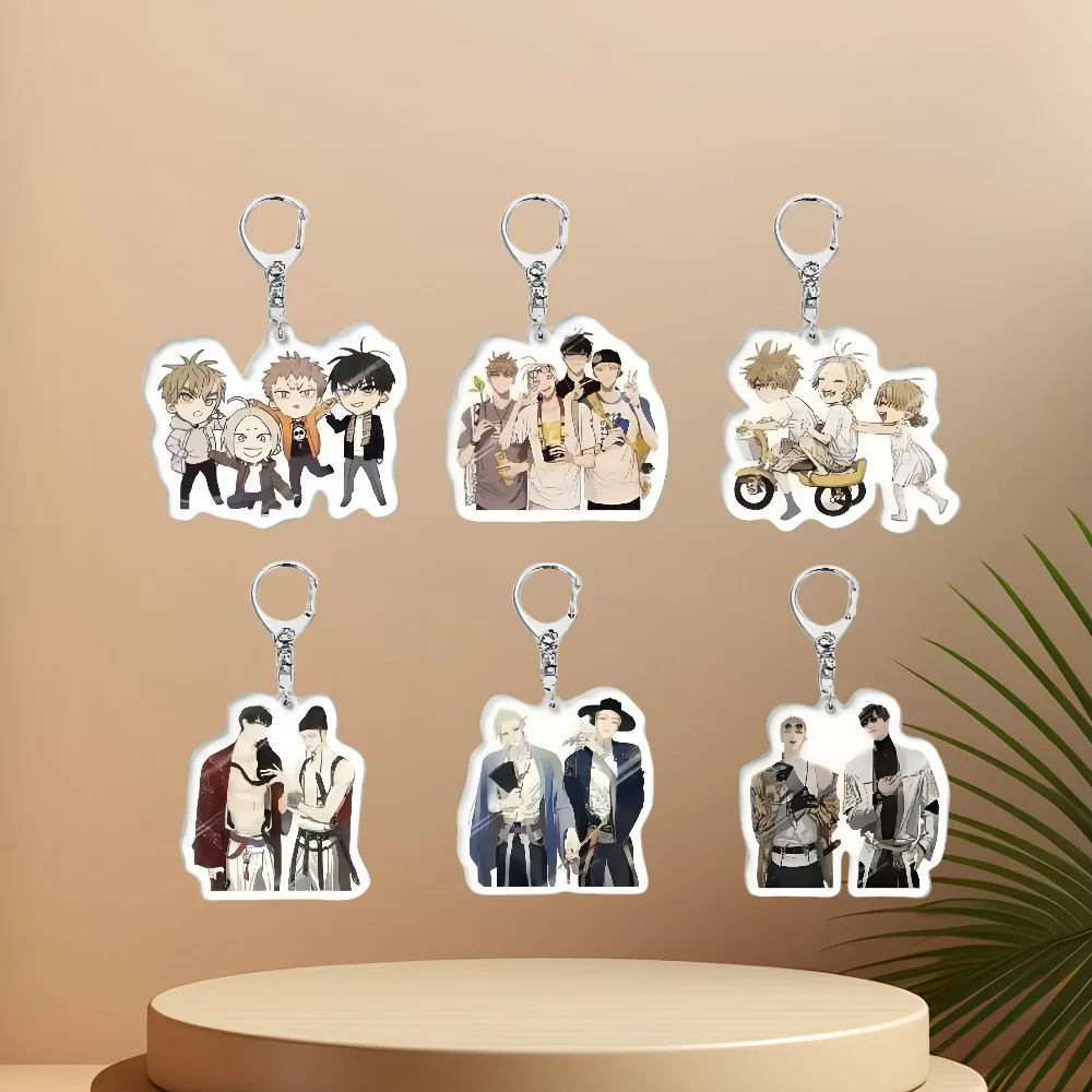 

Diy 19 Days Zhan Zheng Xi Jian Yi Mo Guan Shan Creative Acrylic Keychain Anime Peripheral Backpack Pendant Accessories Gifts