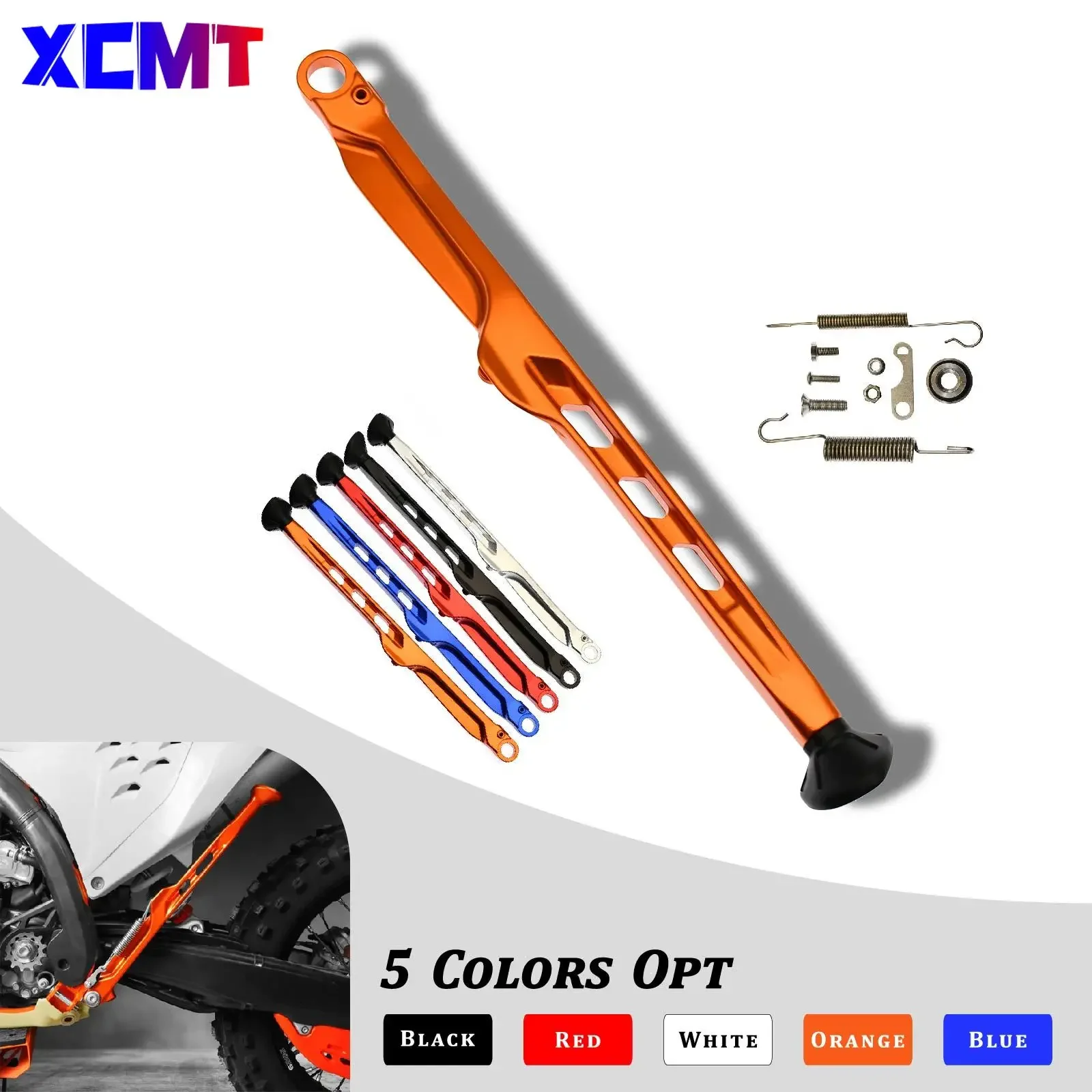 

Motorcycle Feet Side Kickstand Parking Kick Stand Bracket For KTM 125-450 XC/XCF 2023-2024 150-500 EXC/EXCF/XCW/XCF-W/XW-F 2024