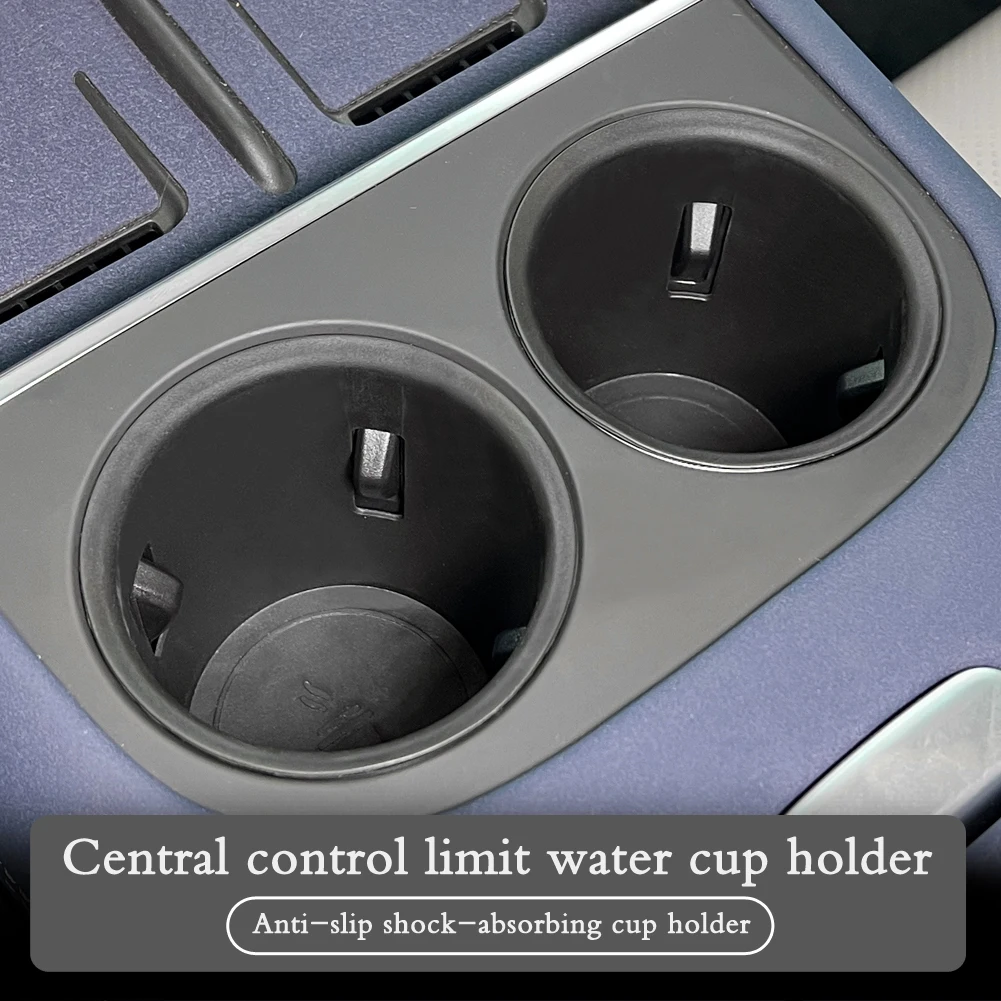 for Xpeng G6 Cup Holder Storage Box Shock-Absorbing Central Armrest Cup Tray TPE Tidying