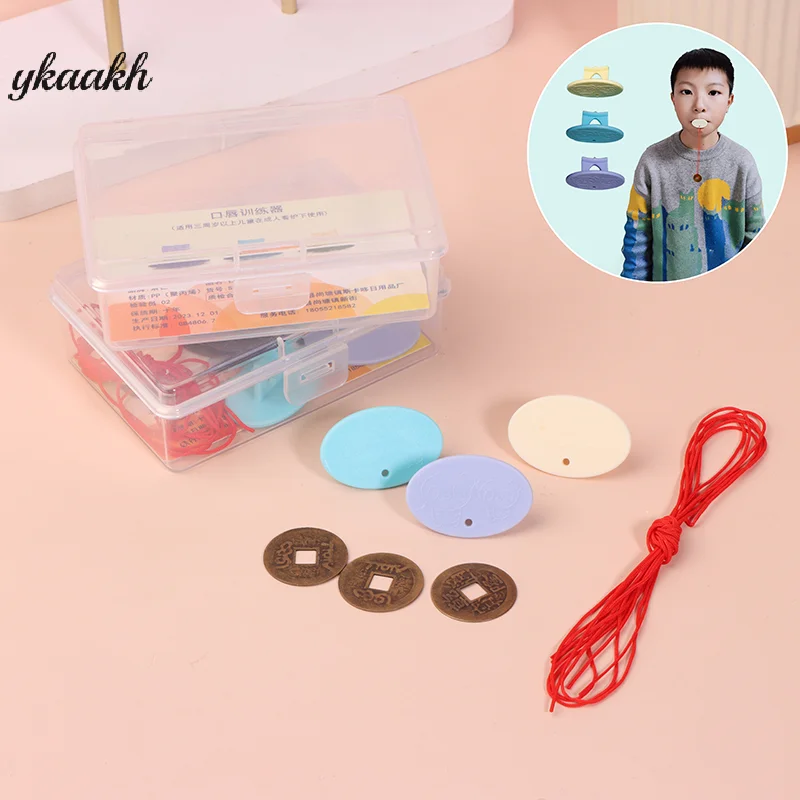 

Children's Sleep Mouth Breathing Corrector Sleep Convex Lip Muscle Training Device Set Oral Muscle Trainer Exercise Set Tools