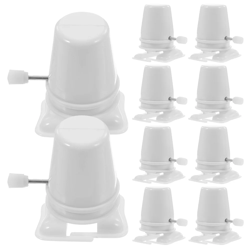 

10pcs Walking Accessories White Mini Rewinding Parts Plastic Movements Spring Toys DIY Diy Accessories Repair Kit