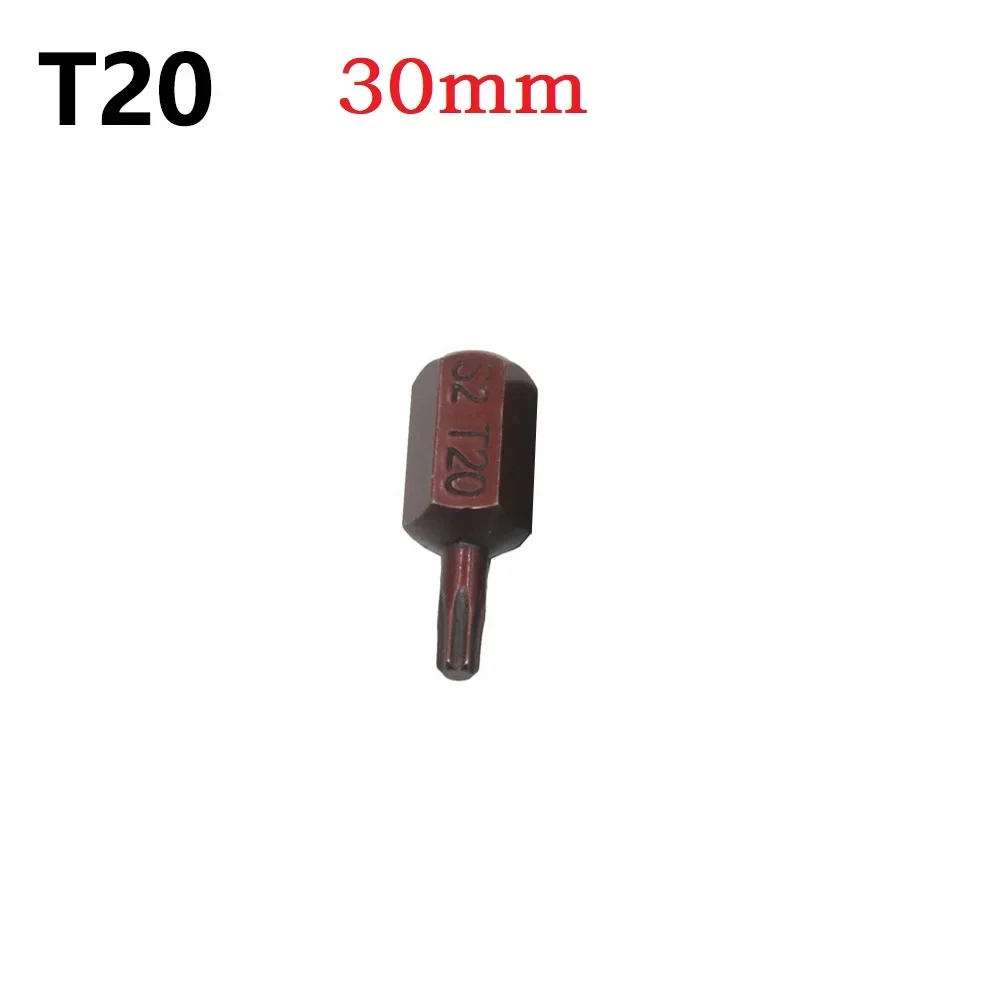 Magnetische Torx Schroevendraaier Bits 30/75mm T20 T25 T30 T40 T45 T50 T55 Hex Shank Elektrische Schroevendraaier Bit voor Impact Screwdrive