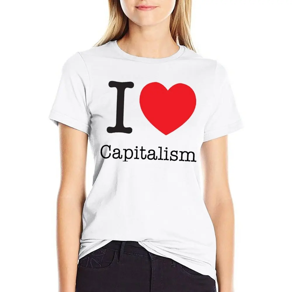 I Love Capitalism Essential for Sale Harajuku T-shirt Move T-shirts Cute Lovely Fitness