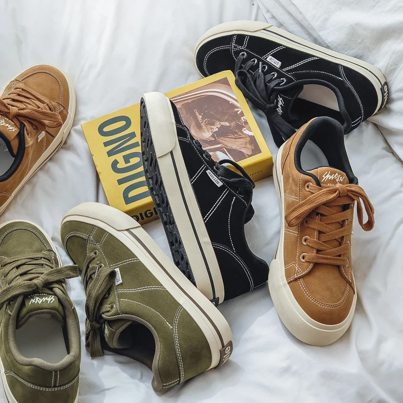 2025 nuevos zapatos de tabla para hombres, zapatillas de deporte, zapatos de skate, zapatos casuales, uso diario, viajes, elegantes, antideslizantes, acolchados, ligeros al aire libre