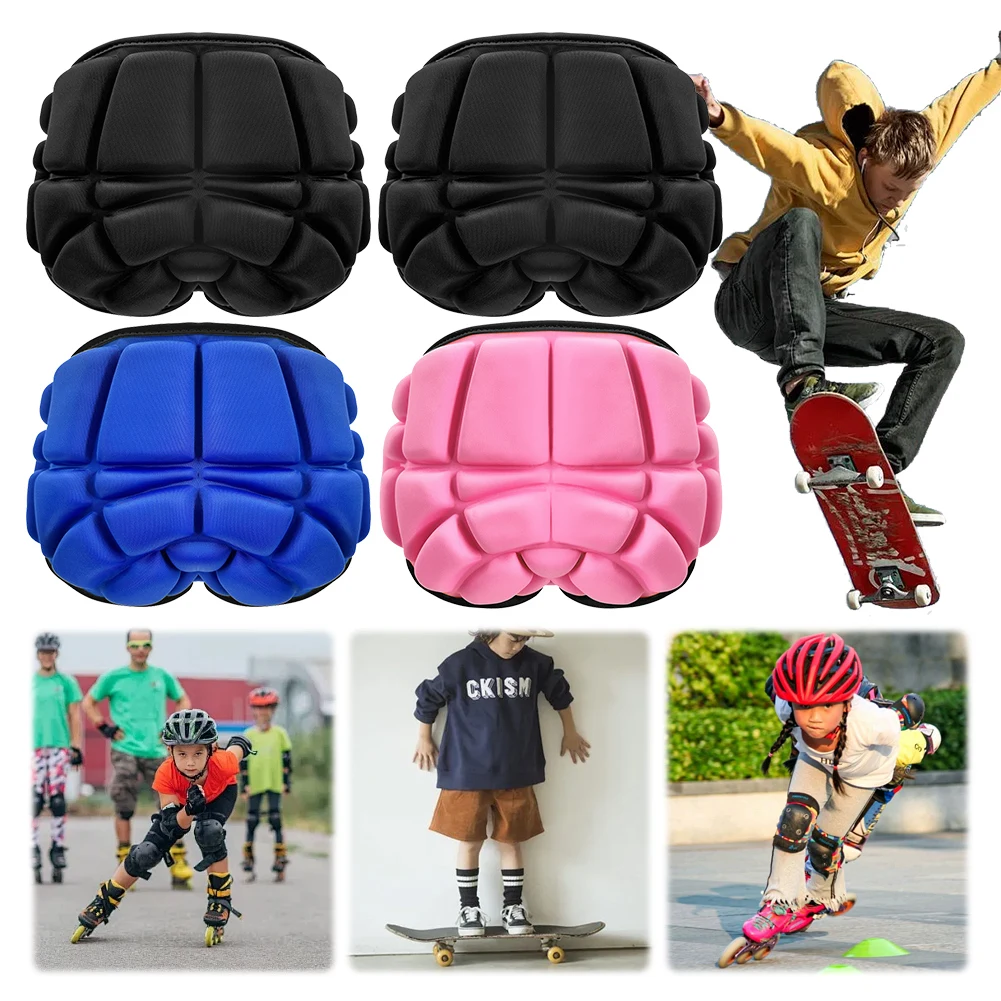 Alat Pelindung anak-anak, aksesoris Roller Skating perlindungan 3D tulang ekor anak-anak bantalan pinggul dapat disesuaikan bantalan pelindung bokong