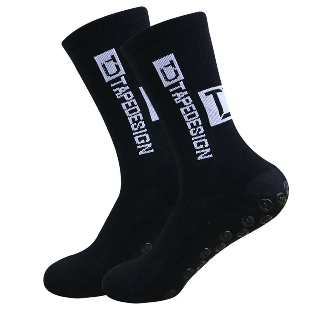 1 Paar rutschfeste Fußballsocken für Herren, rutschfeste Griffe, Fußball, Basketball, Sport, Radfahren